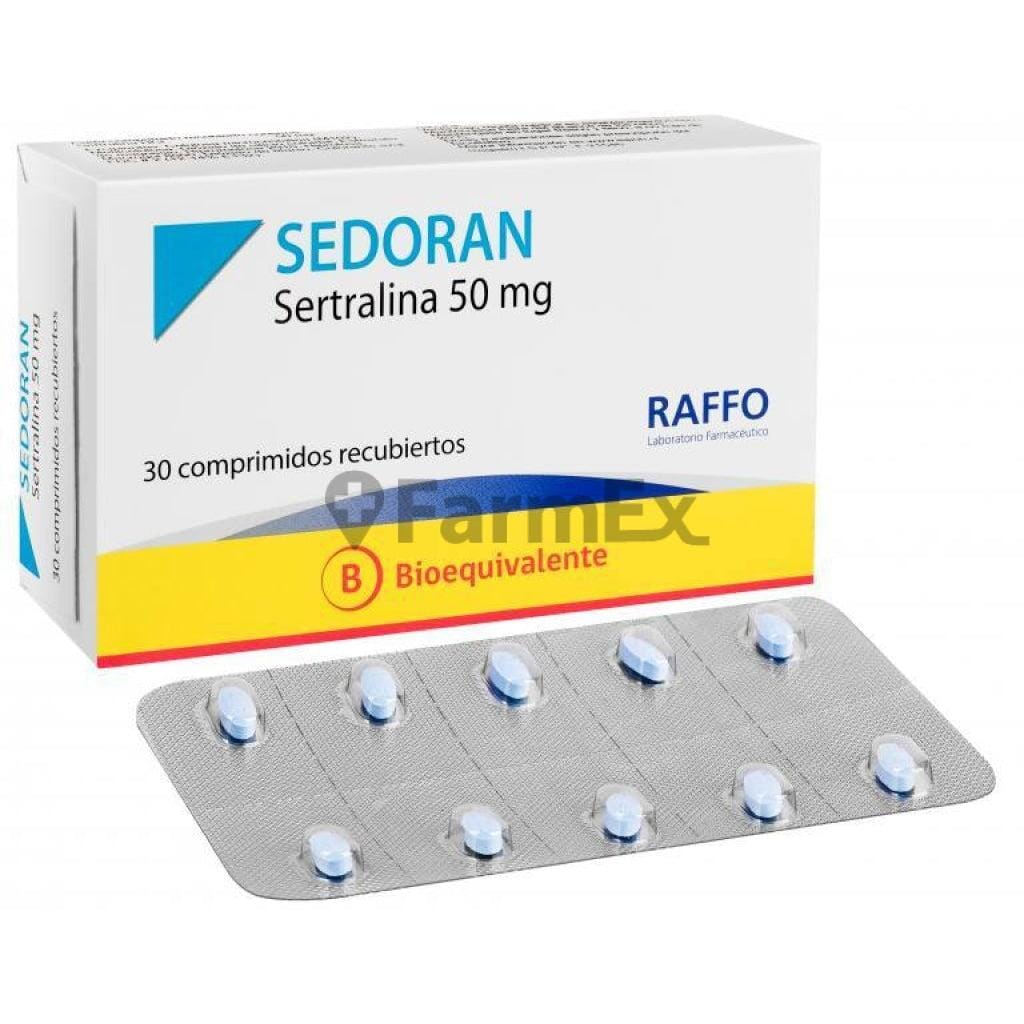 Sedoran 50 mg x 30 comprimidos susc-1 de 4 meses Farmex-Suscripciones-Persistente